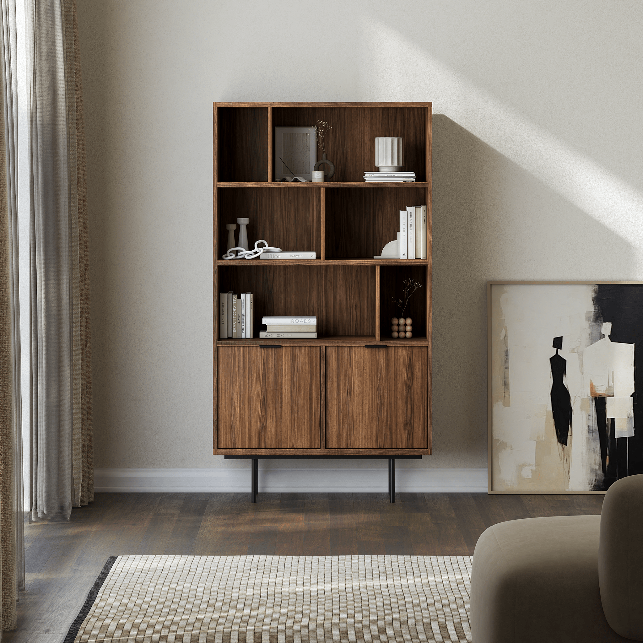 Edison Regał Orzech Warmia