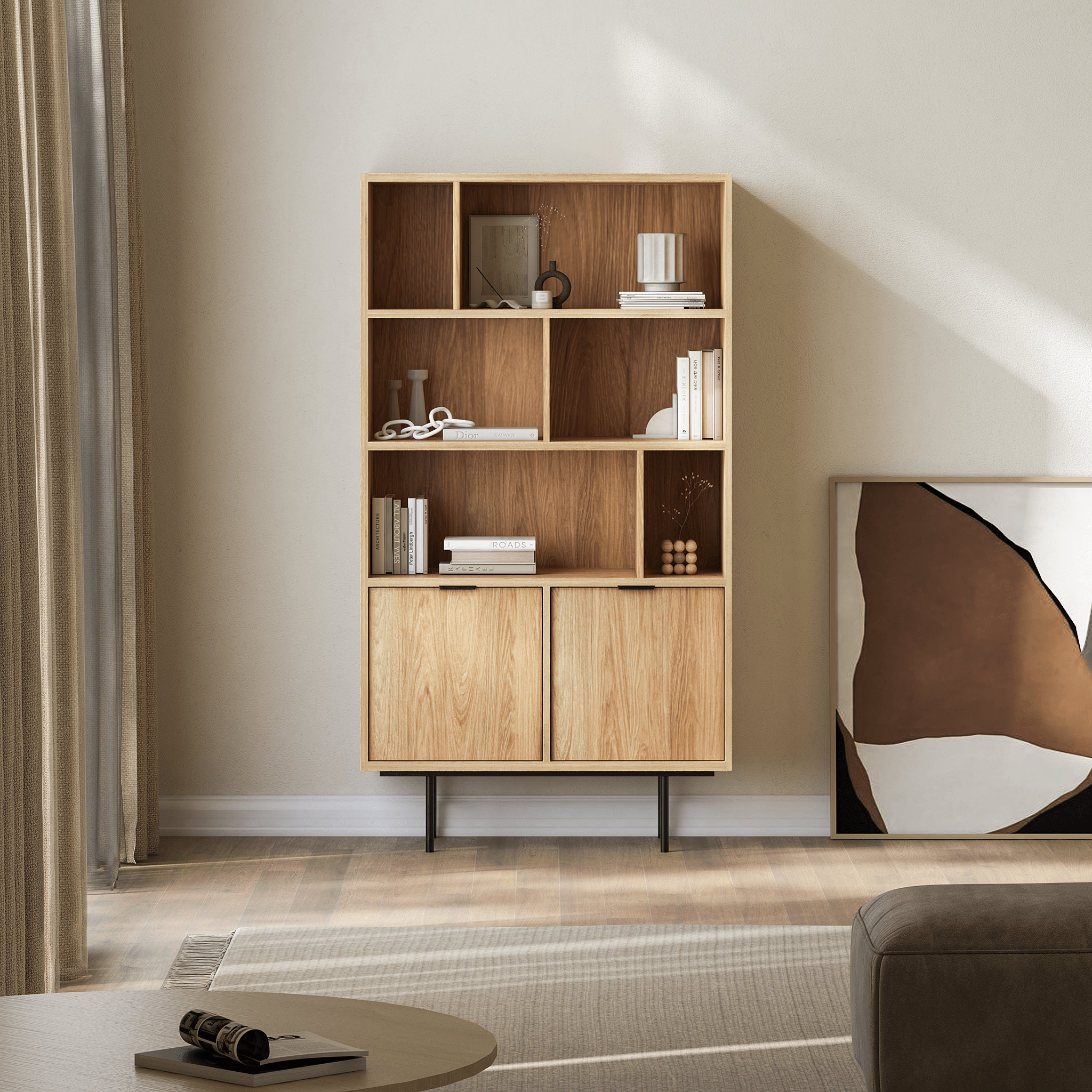 Edison Regał Dąb Hikora