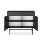 Diva Czarna Komoda 2d2s