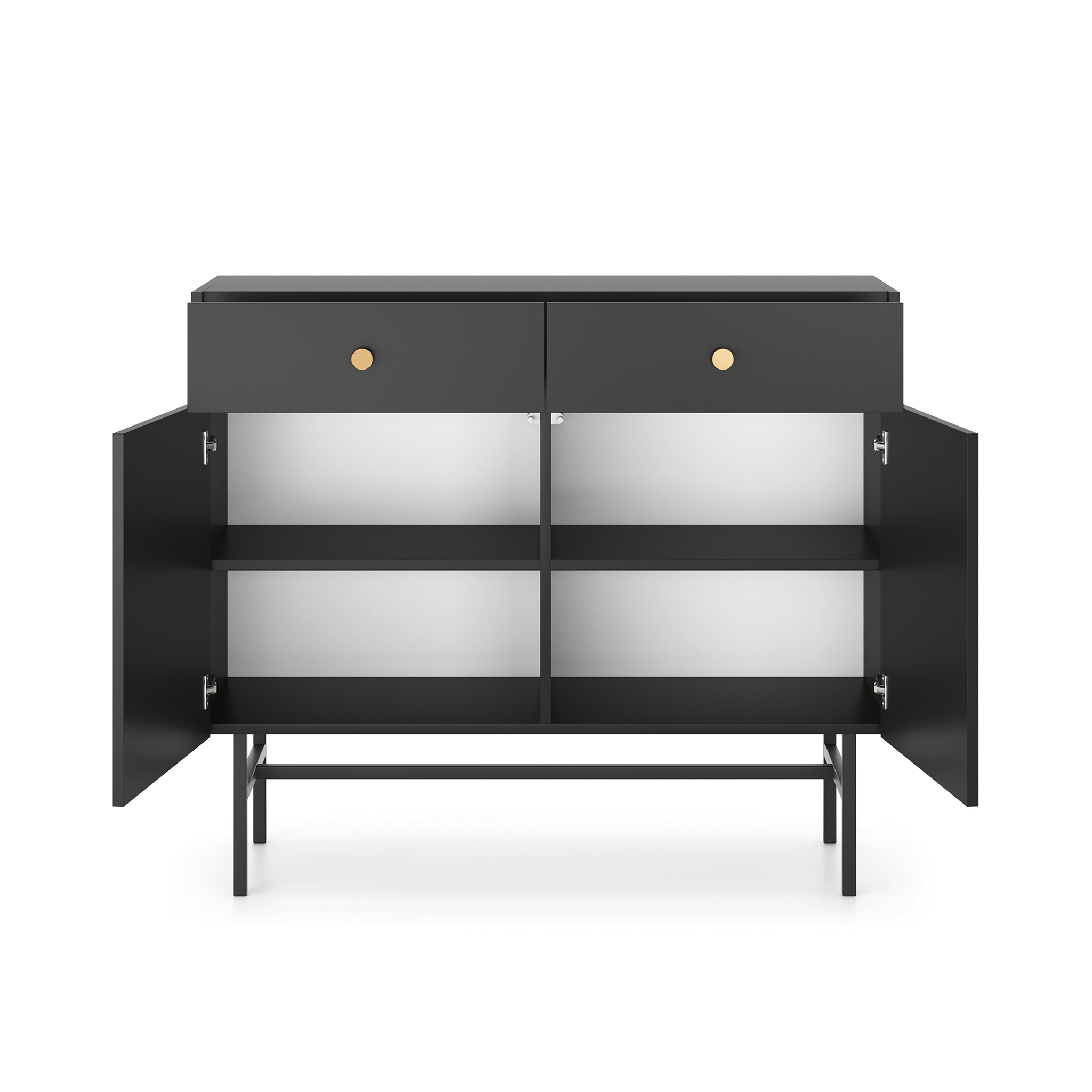 Diva Czarna Komoda 2d2s