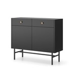 Diva Czarna Komoda 2d2s