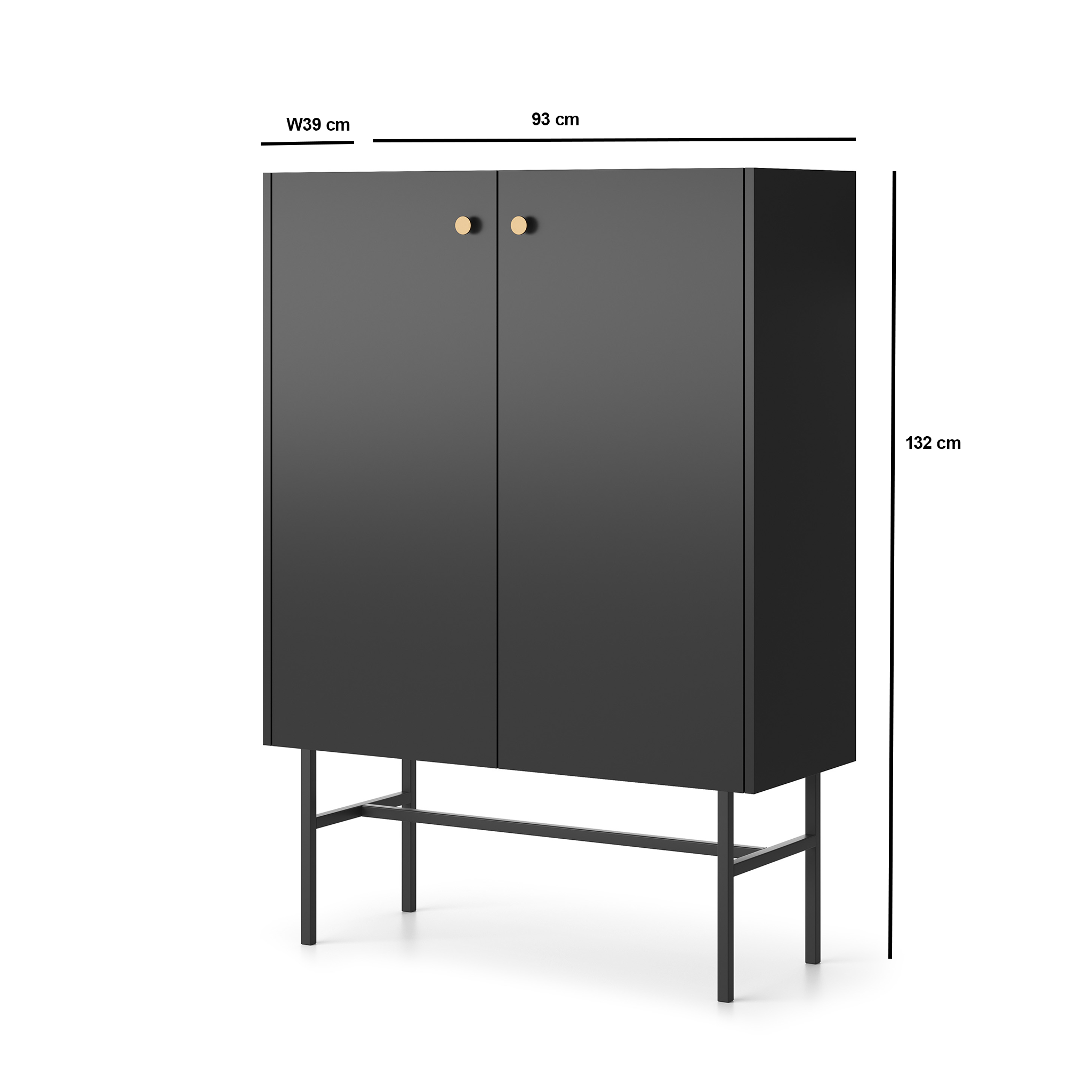 Diva Czarna Witryna 2d