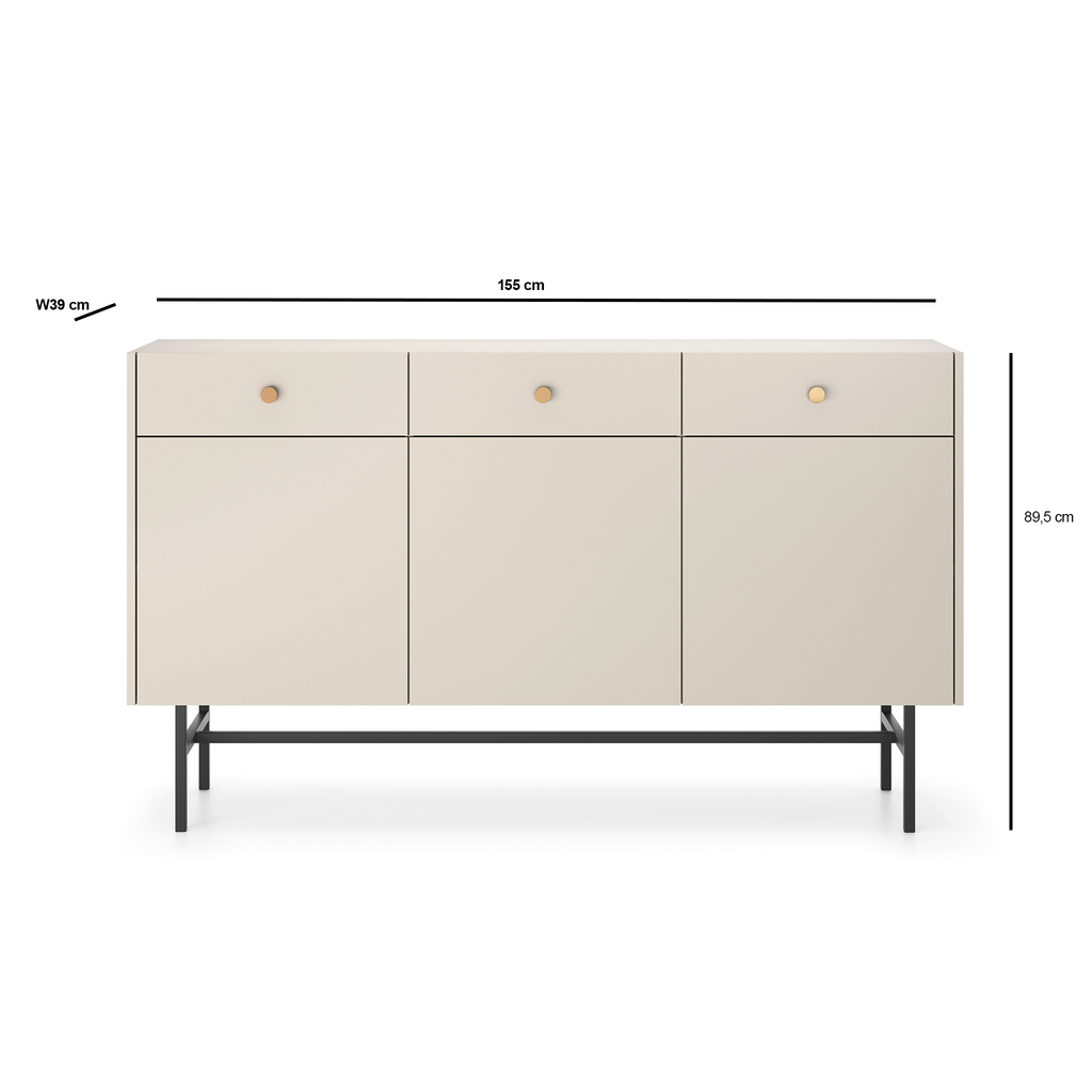 Diva Kaszmir Komoda 3d3s