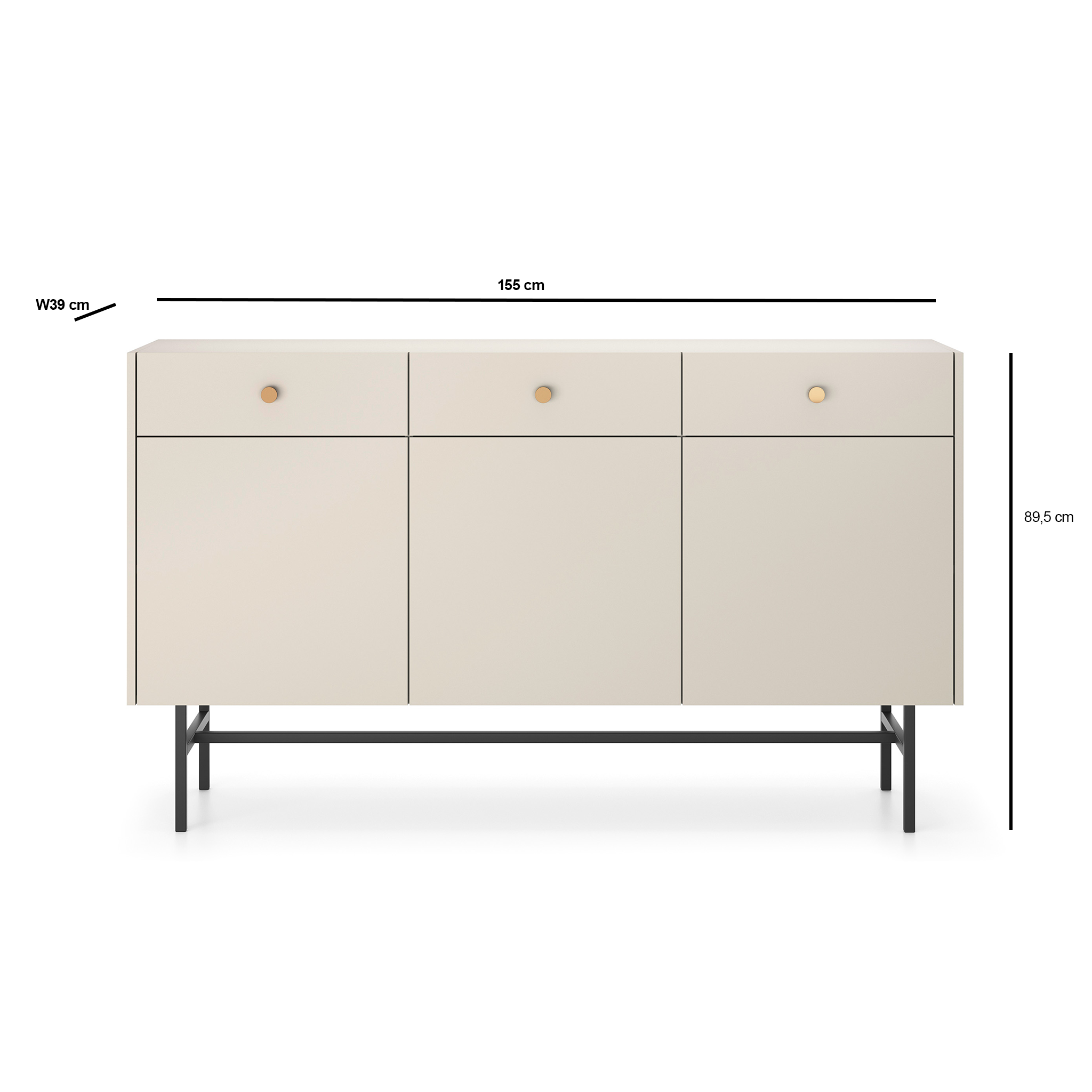 Diva Kaszmir Komoda 3d3s