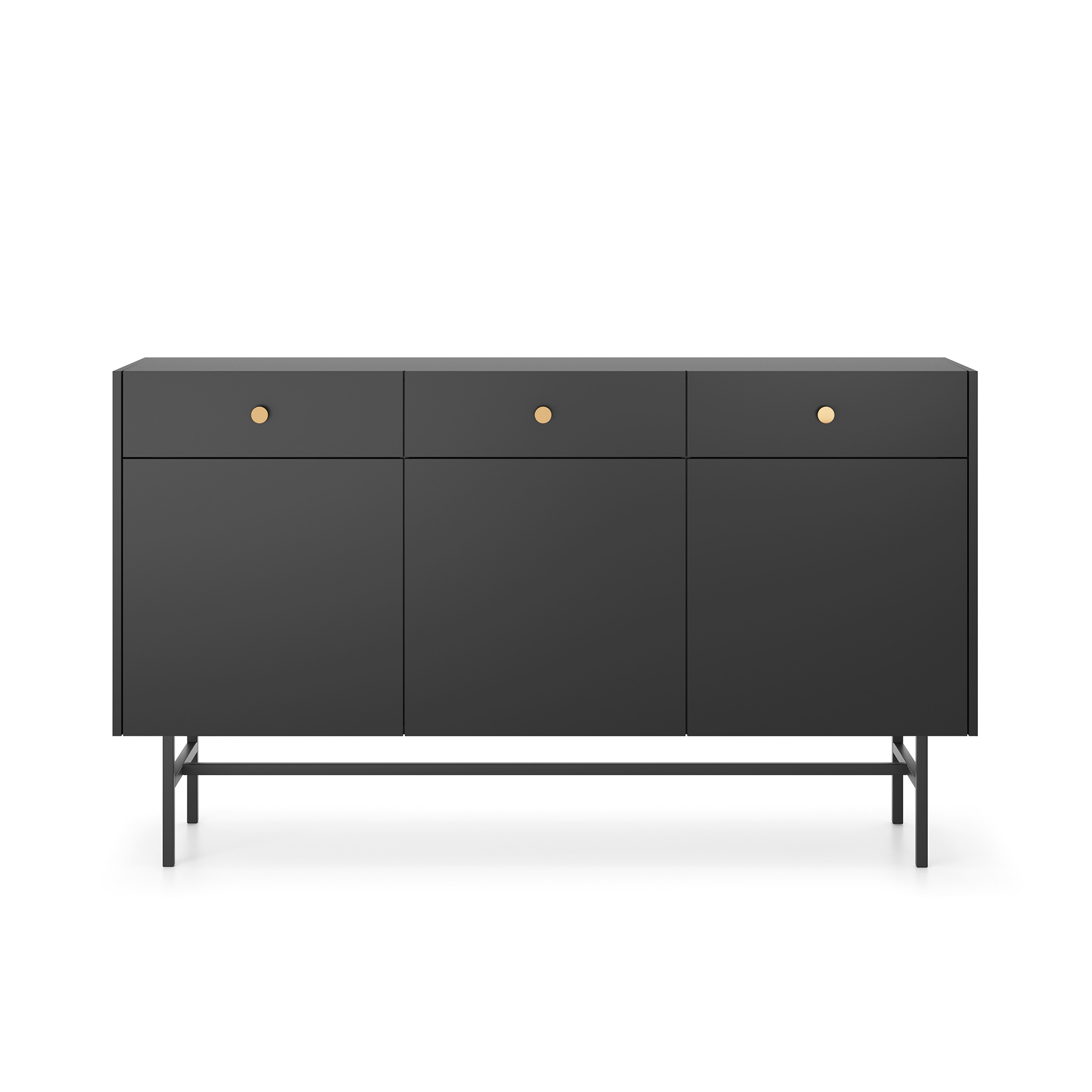 Diva Czarna Komoda 3d3s