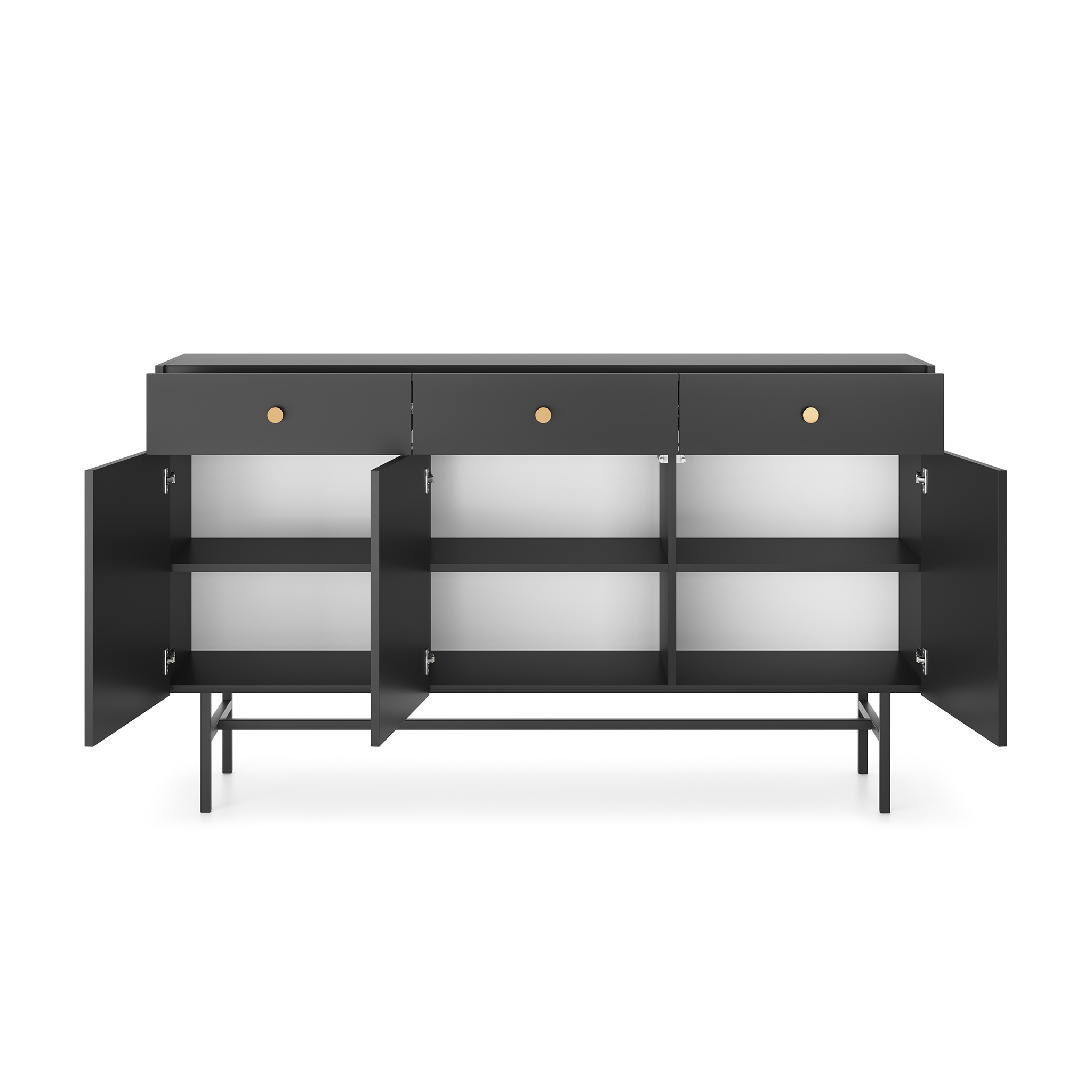 Diva Czarna Komoda 3d3s