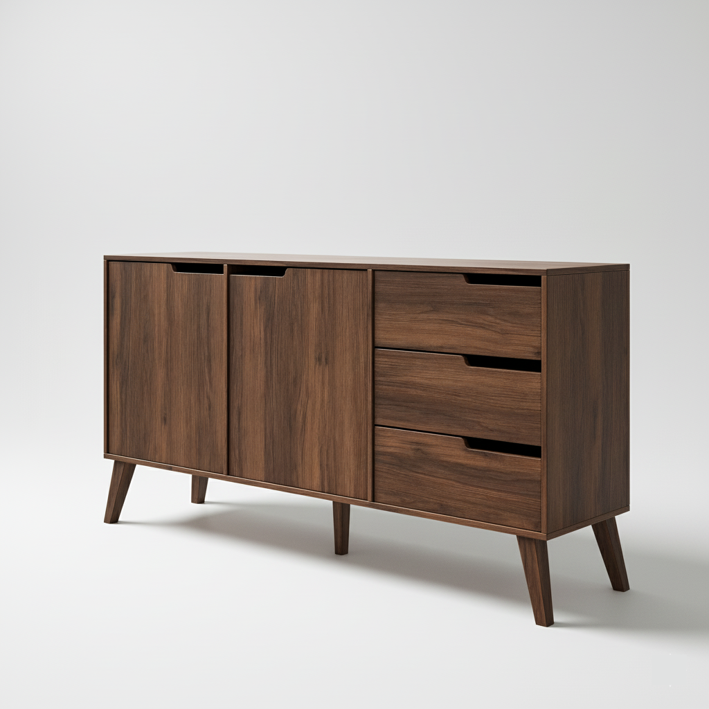Nordello Orzech Warmia Komoda 2d3s