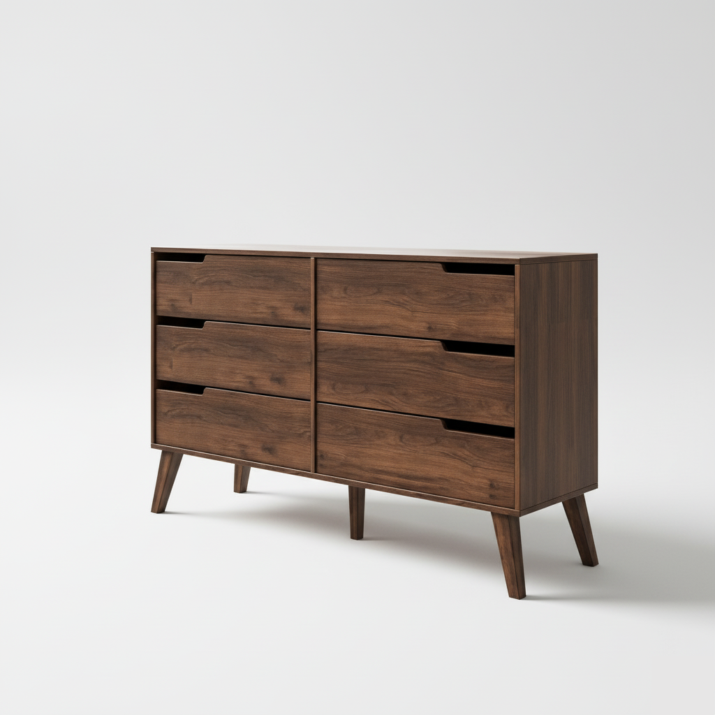 Nordello Orzech Warmia Komoda 6s