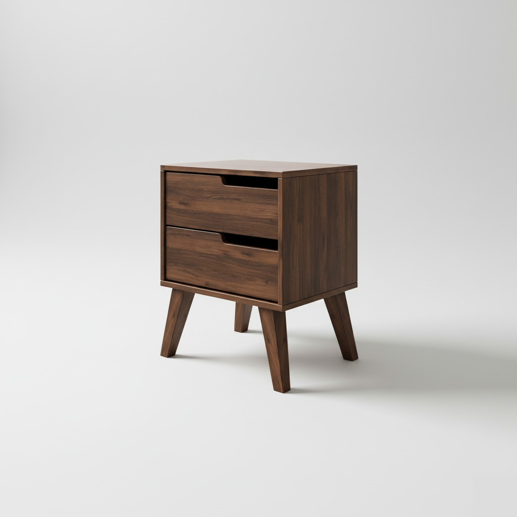 Nordello Orzech Warmia Szafka Nocna (Prawa)