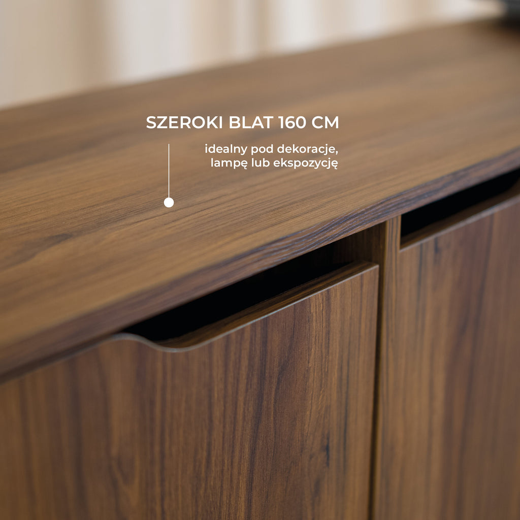 Nordello Orzech Warmia Komoda 2d3s