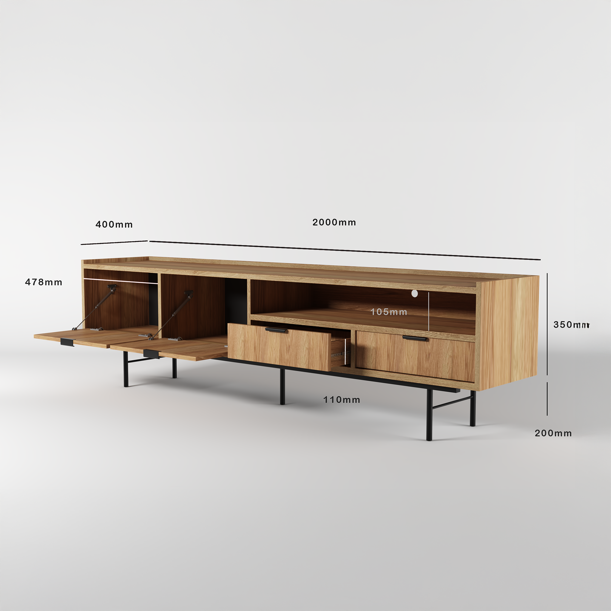 Edison RTV 200 Dąb Hikora