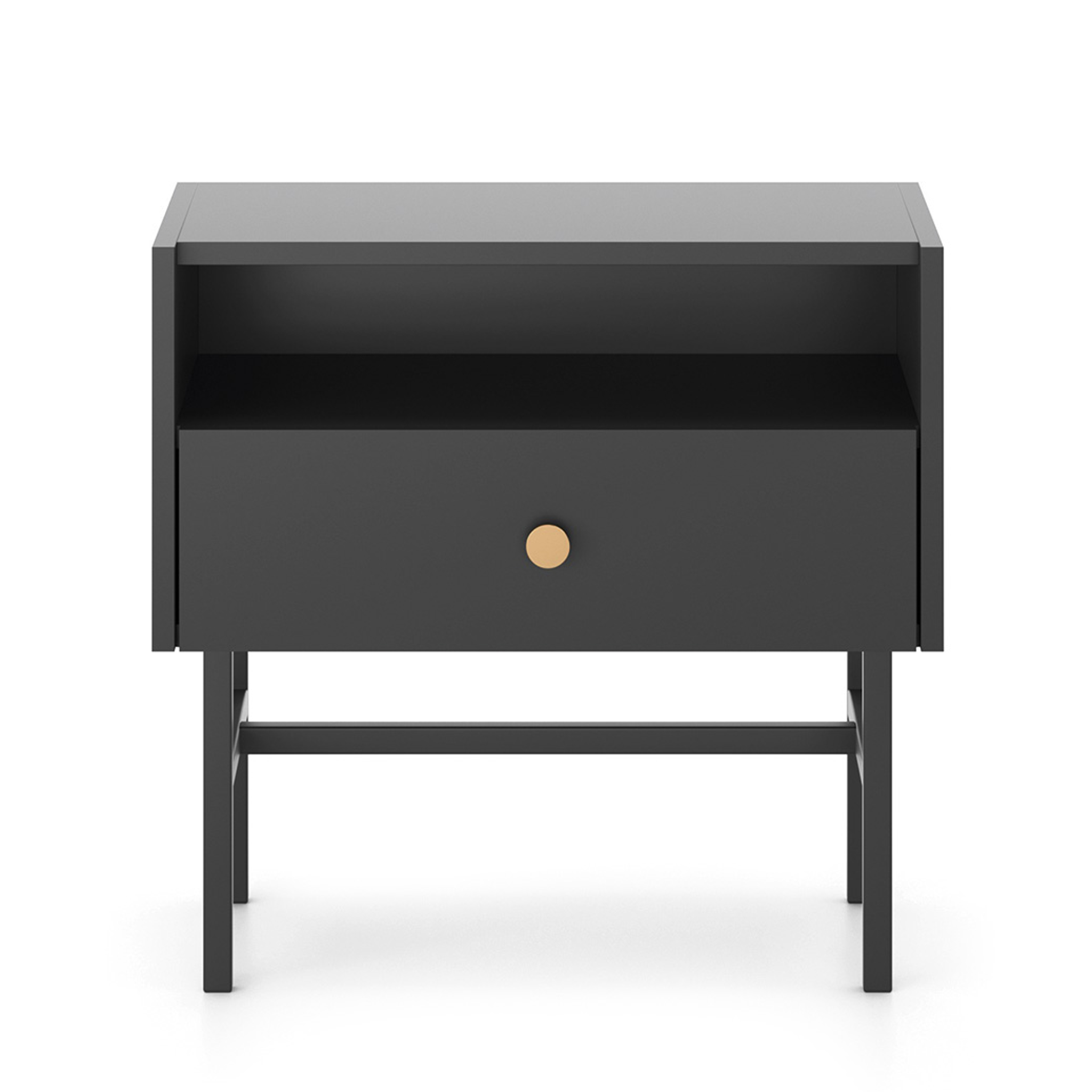 Diva Czarna Szafka Nocna
