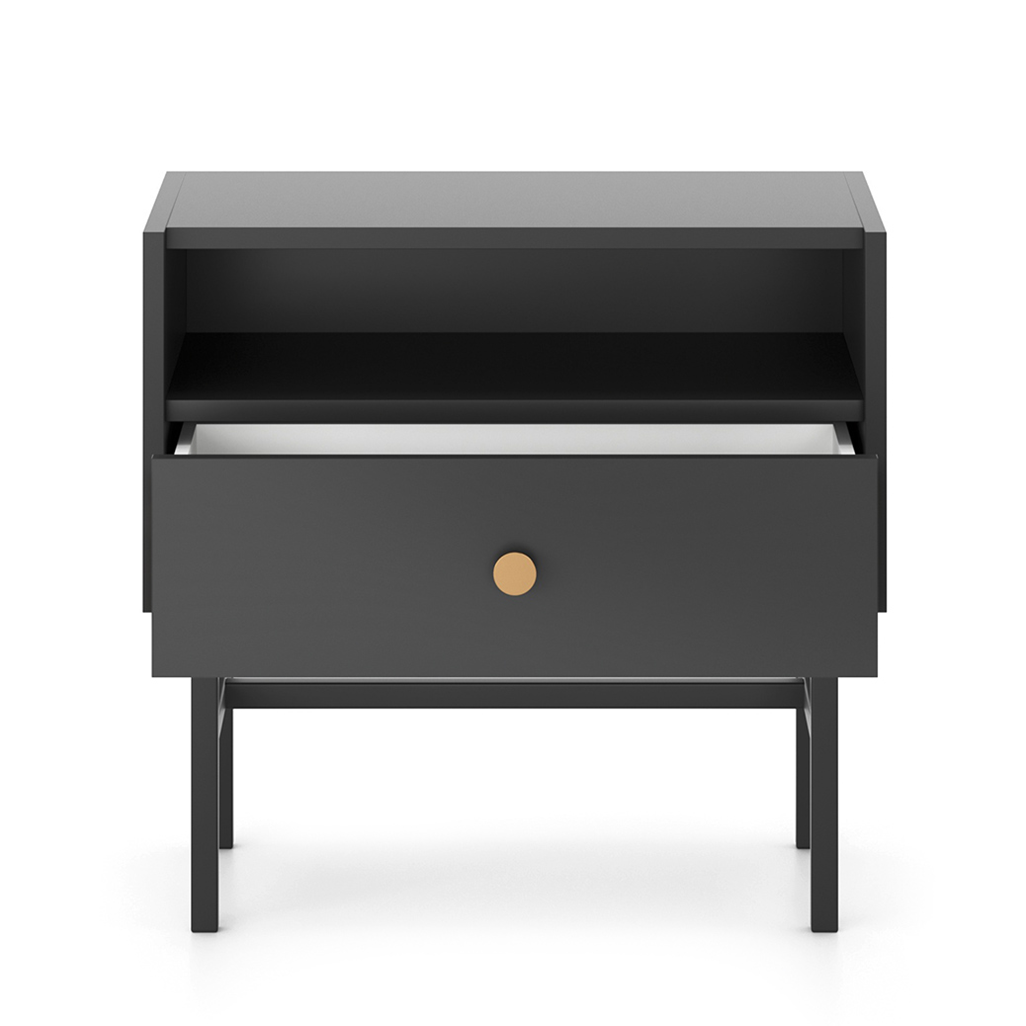 Diva Czarna Szafka Nocna