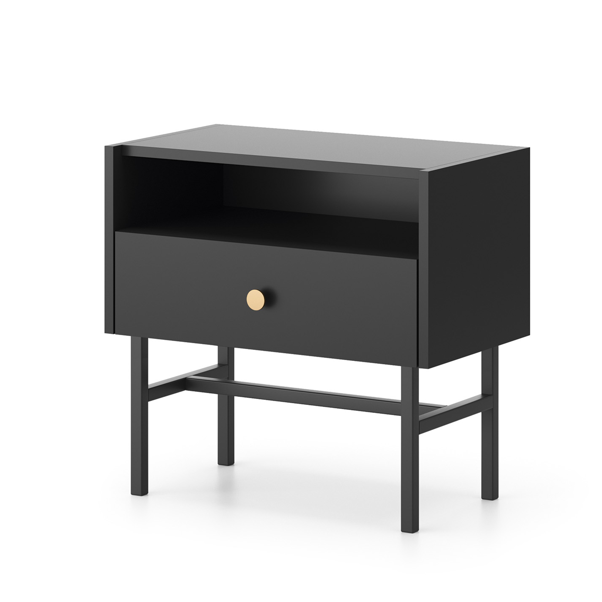 Diva Czarna Szafka Nocna