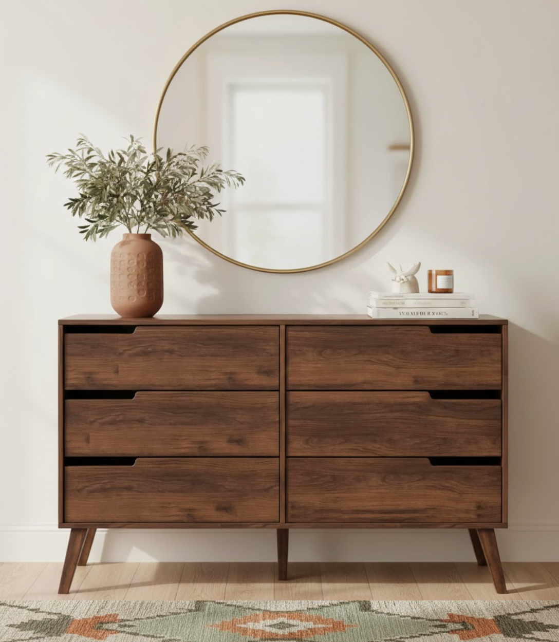 Nordello Orzech Warmia Komoda 6s