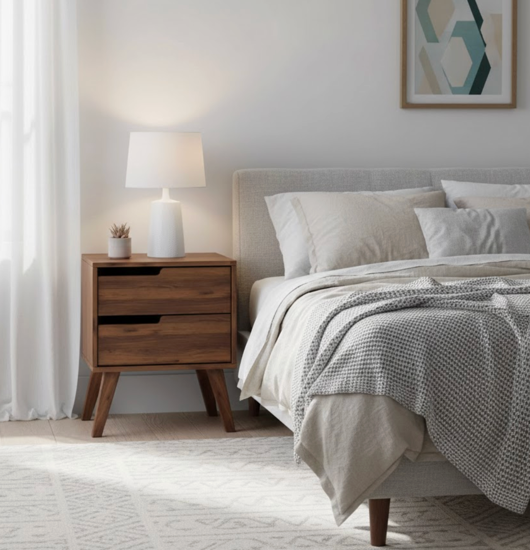 Nordello Orzech Warmia Szafka Nocna (Lewa)