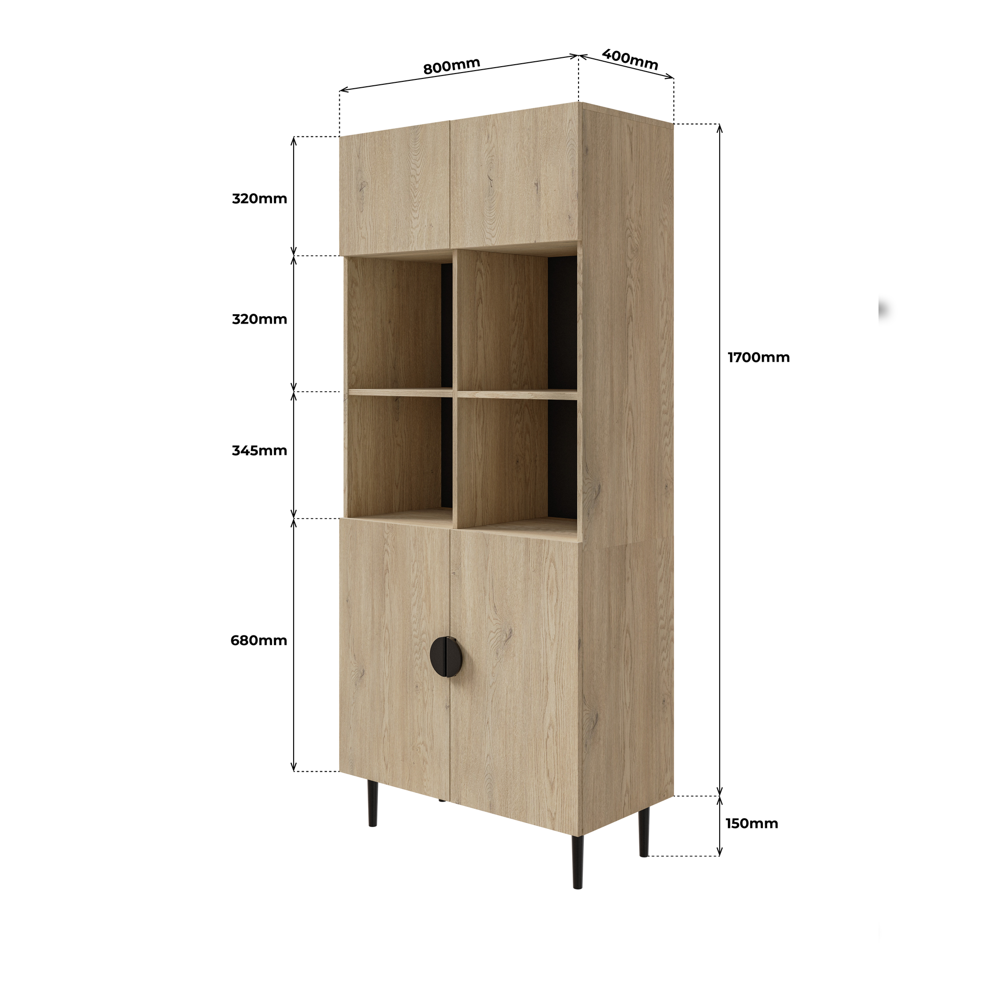 Osaka Szafa Dąb Cremona