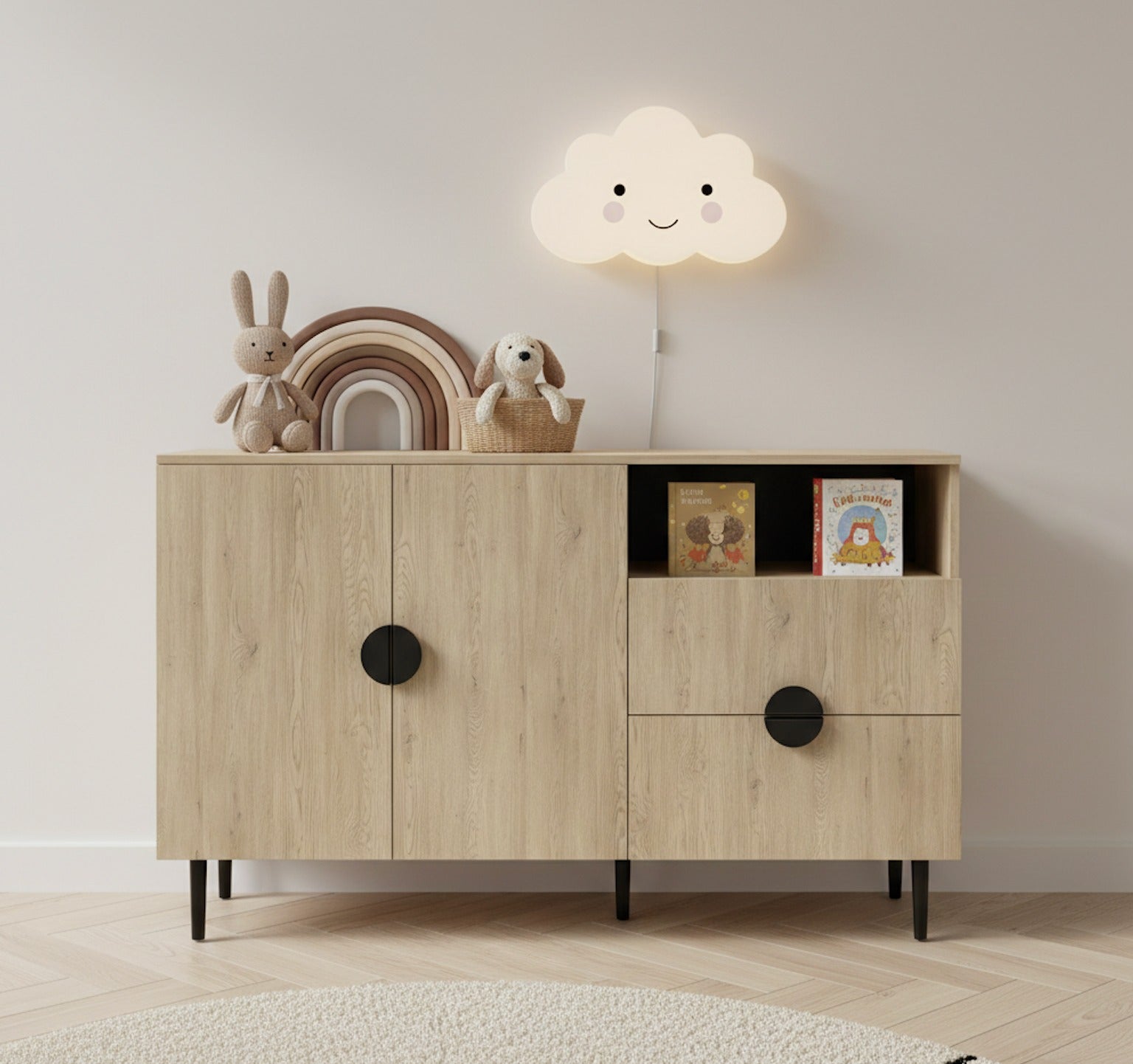 Osaka Komoda Dąb Cremona