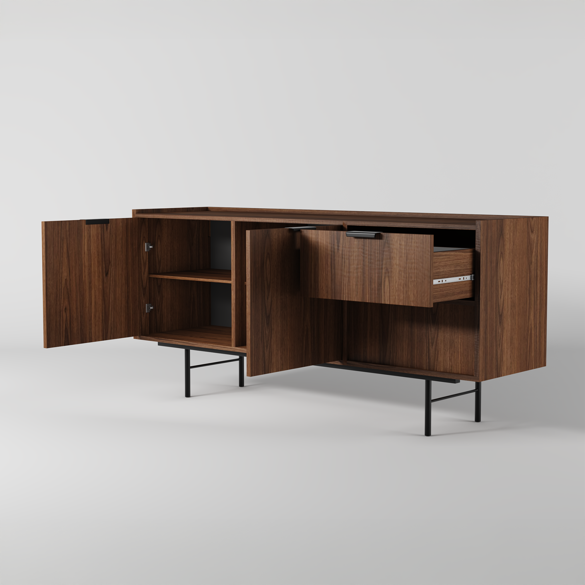 Edison Komoda 2d2s Orzech Warmia