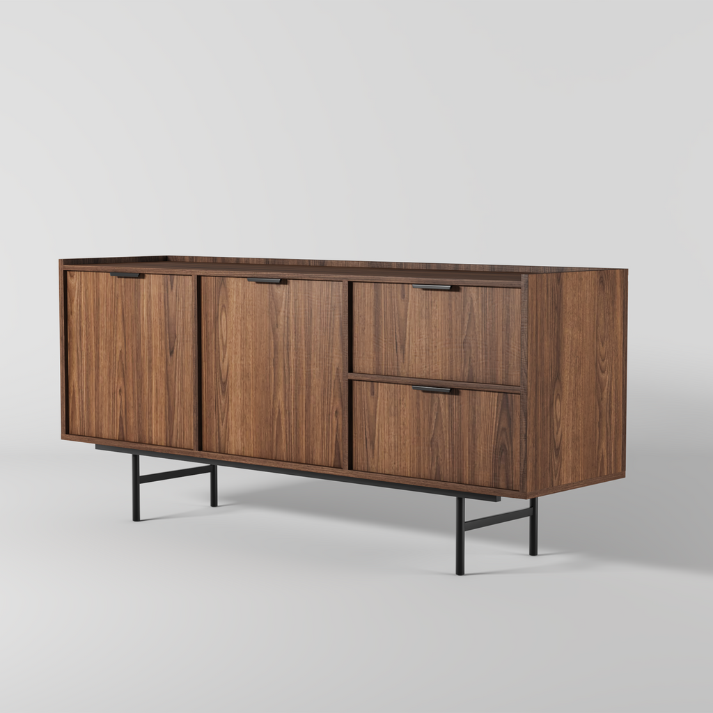 Edison Komoda 2d2s Orzech Warmia