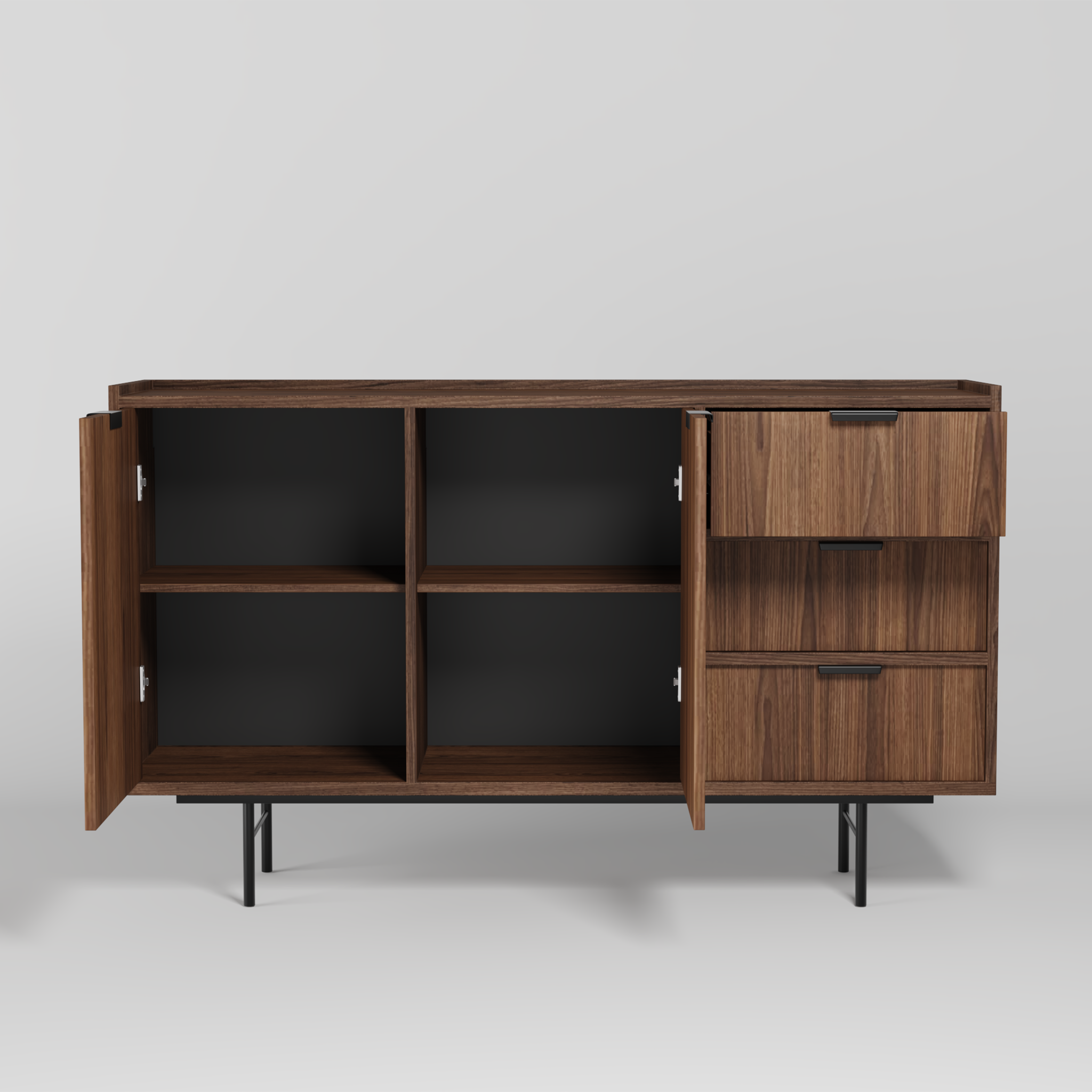 Edison Komoda 2d3s Orzech Warmia