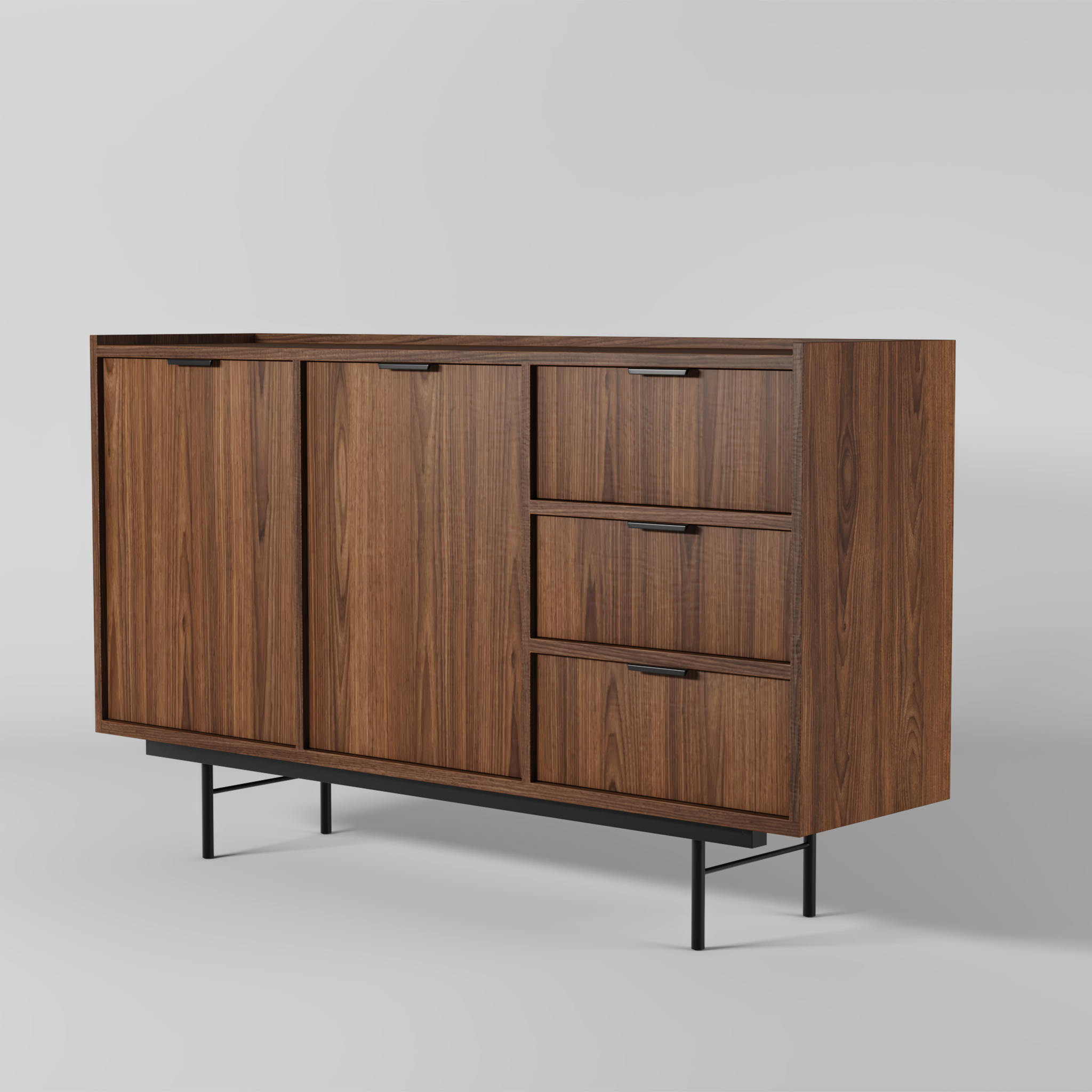 Edison Komoda 2d3s Orzech Warmia