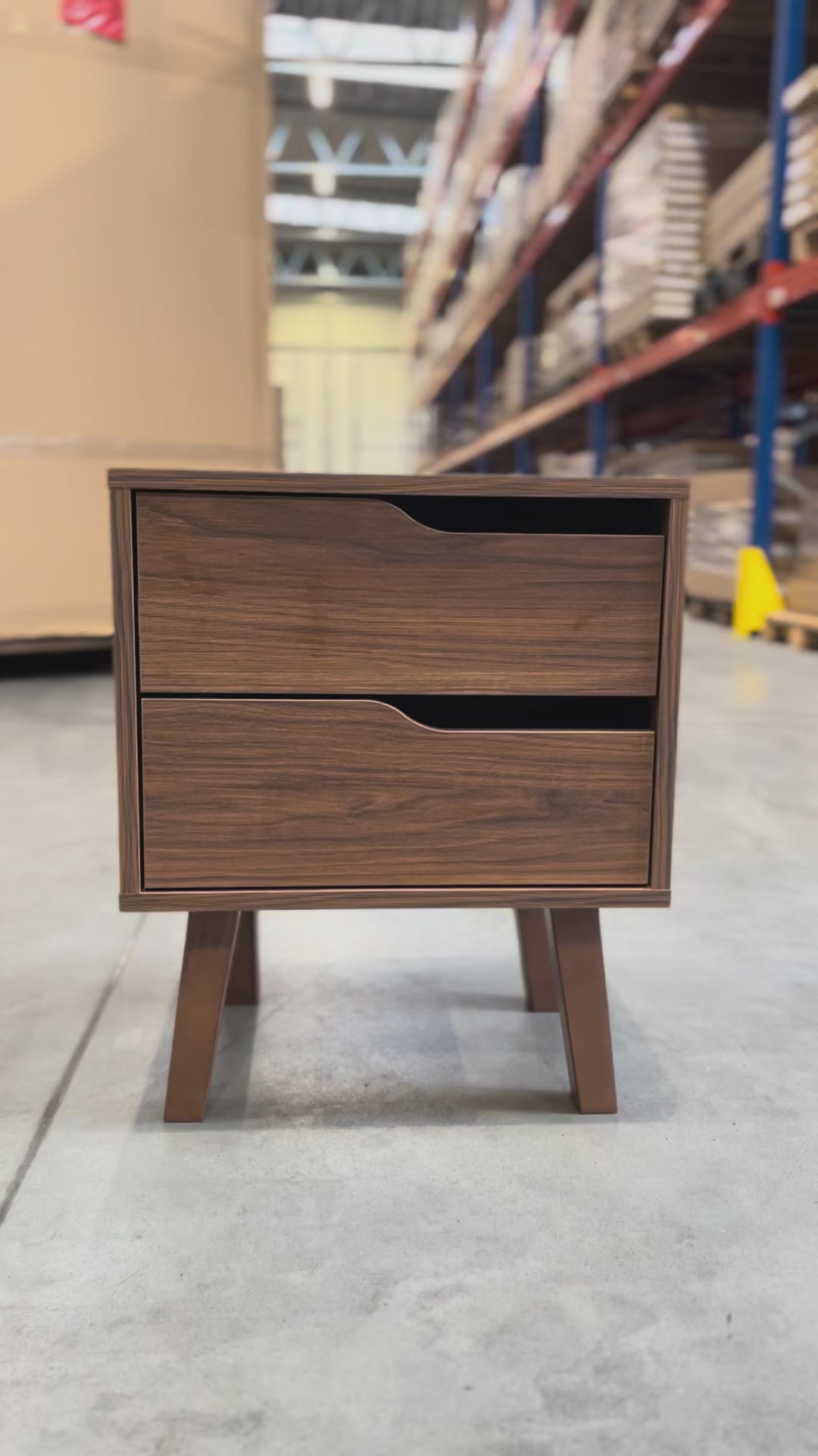 Nordello Orzech Warmia Szafka Nocna (Prawa)