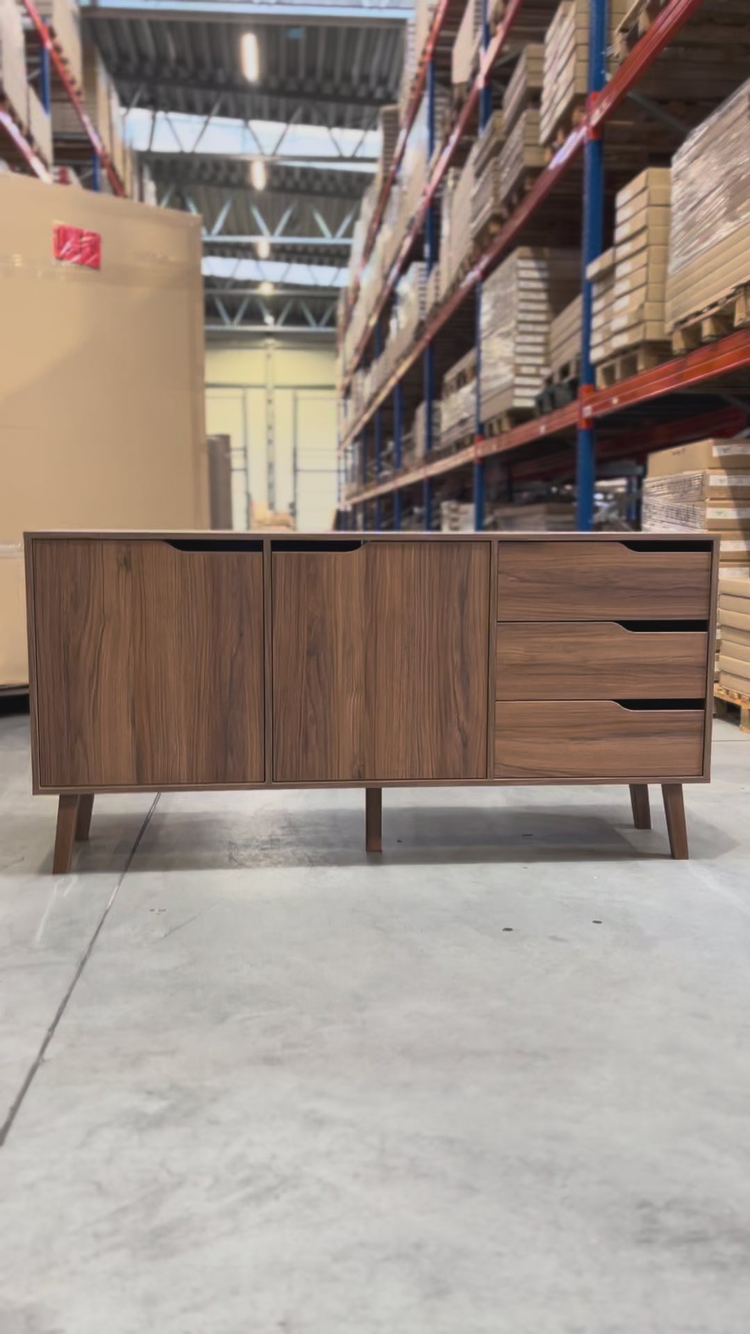 Nordello Orzech Warmia Komoda 2d3s