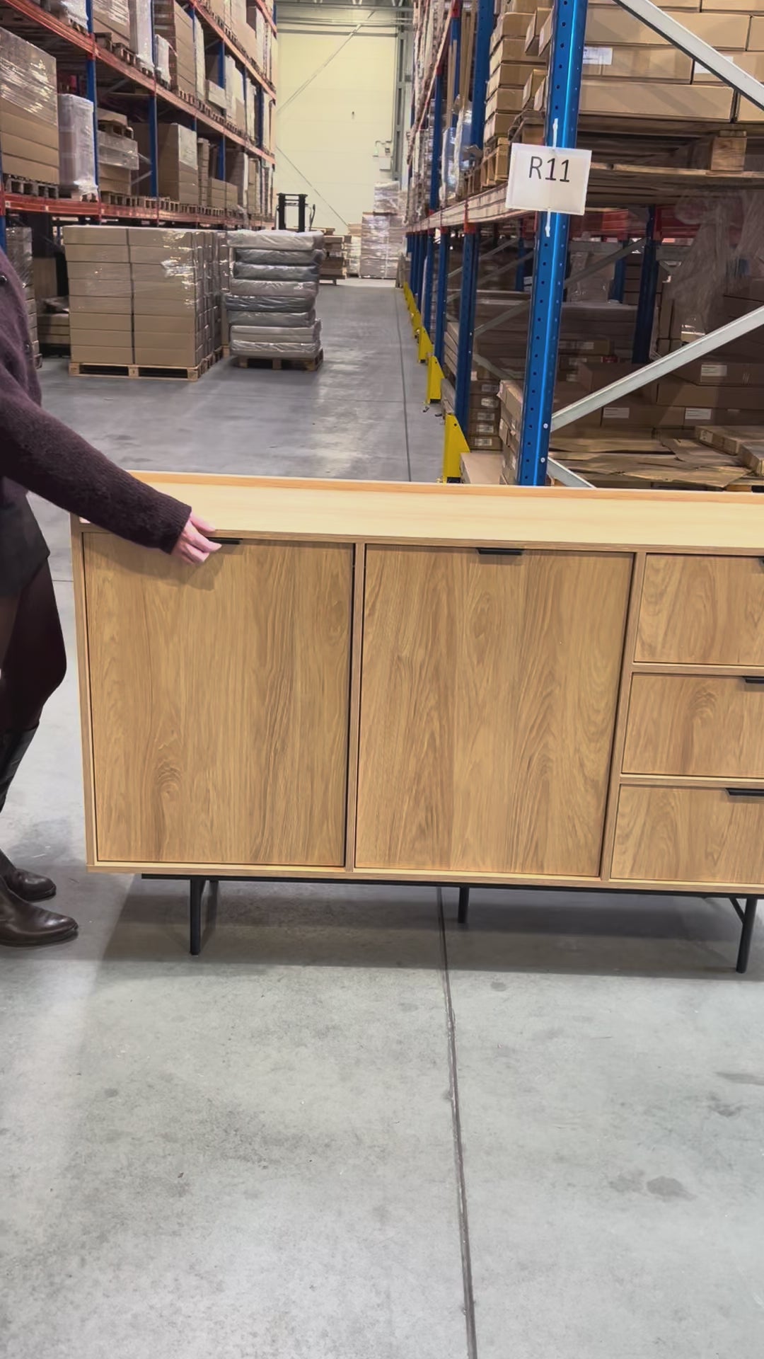 Edison Komoda 2d3s Dąb Hikora