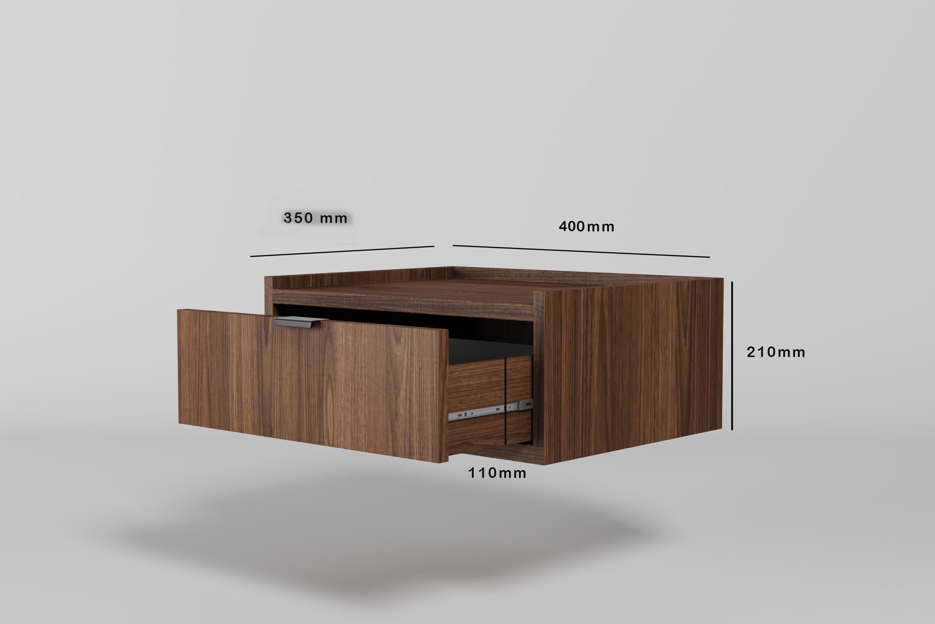 Edison Szafka Wisząca Orzech Warmia