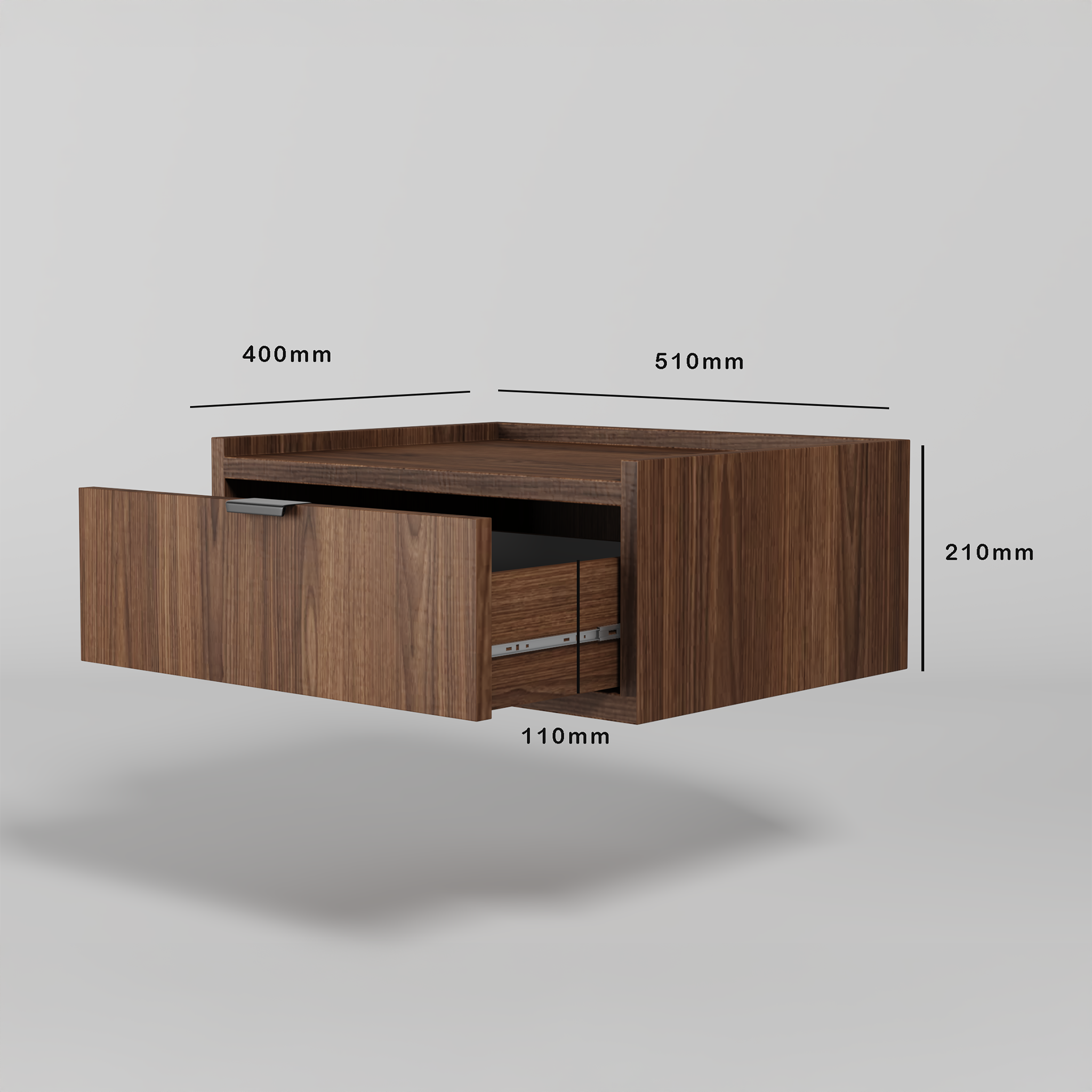 Edison Szafka Wisząca Orzech Warmia